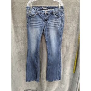 Women's Bootcut Jeans 33in Waist Embroidered Pockets‎